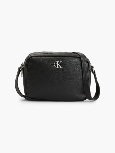 Calvin Klein Táskák & Kiegészítők HU023507 | Calvin Klein Bőr Női Crossbody Táska Fekete